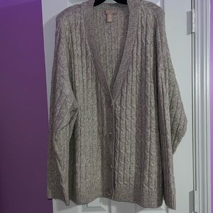 H&M knitted button up